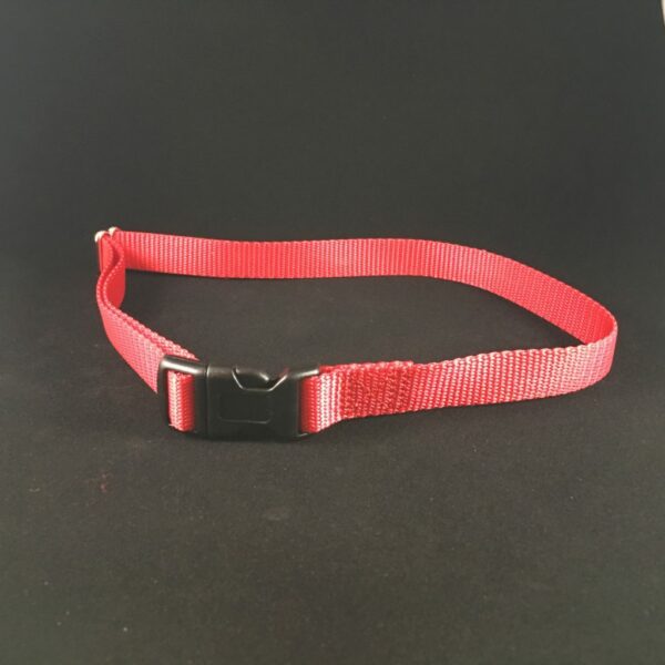 E-Fence Pro Collar Replacement (No Hole strap)- Red- (one size)