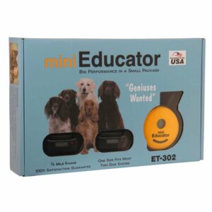 E-Collar ET-302 Mini Educator Remote Dog Trainer-Two Dog System